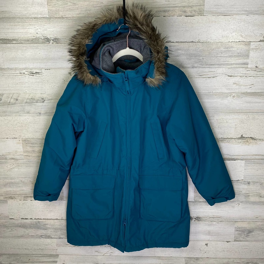 Lands End Full Length Fleece Lined Jacket